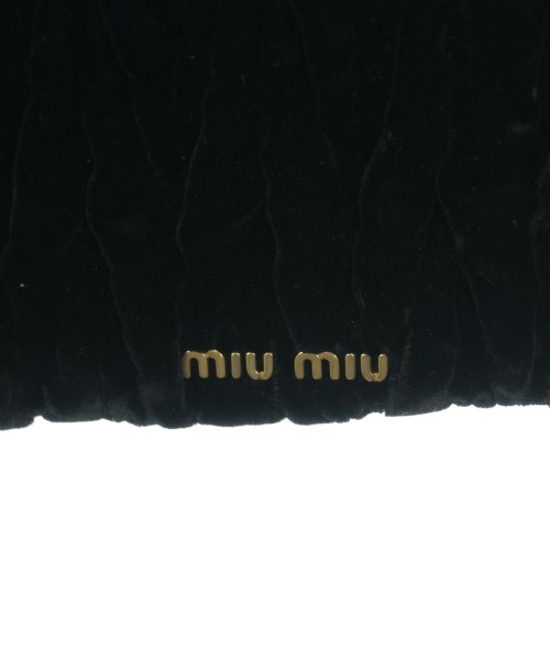 Miu Miu（ミュウミュウ）ショルダーバッグ 黒 サイズ:- レディース/2200707138633