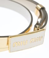Miu Miu（ミュウミュウ）ベルト ゴールド サイズ:- レディース/2200709584032
