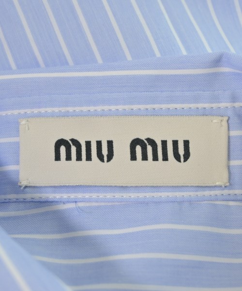 Miu Miu（ミュウミュウ）カジュアルシャツ 青 サイズ:39(M位) レディース/2200710002013