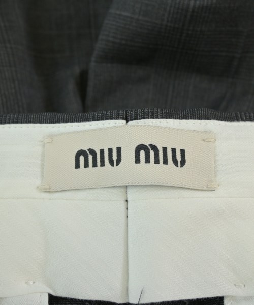Miu Miu（ミュウミュウ）スラックス グレー サイズ:44(L位) レディース/2200710002037