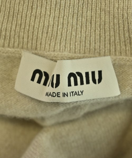Miu Miu（ミュウミュウ）ニット・セーター ベージュ サイズ:-(S位) レディース/2200662575047