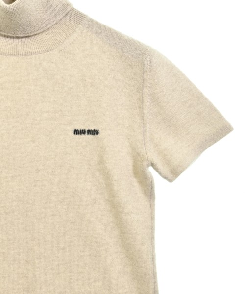Miu Miu（ミュウミュウ）ニット・セーター ベージュ サイズ:-(S位) レディース/2200662575047
