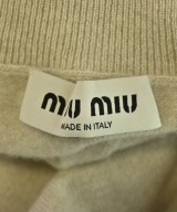 Miu Miu（ミュウミュウ）ニット・セーター ベージュ サイズ:-(S位) レディース/2200662575047