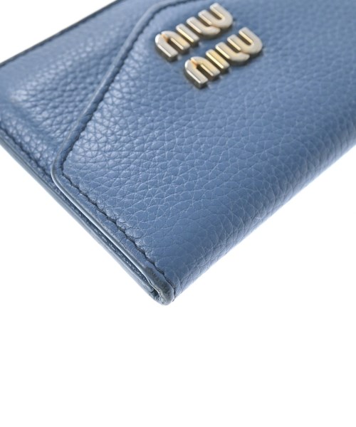 Miu Miu（ミュウミュウ）カードケース 青 サイズ:- レディース/2200663052028