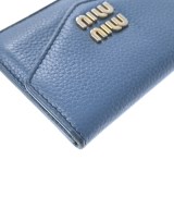 Miu Miu（ミュウミュウ）カードケース 青 サイズ:- レディース/2200663052028