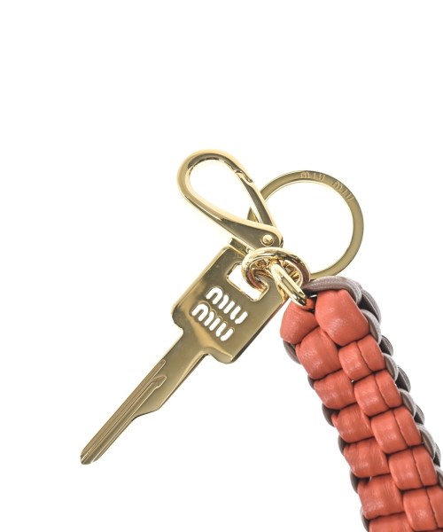 Miu Miu（ミュウミュウ）キーケース・キーホルダー オレンジ サイズ:- レディース/2200662809029