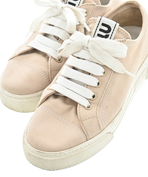 Miu Miu（ミュウミュウ）スニーカー ベージュ サイズ:EU35 1/2(22cm位) レディース/2200663479139