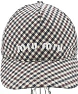 Miu Miu（ミュウミュウ）キャップ 黒 サイズ:M レディース/2200663622023