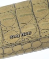 Miu Miu（ミュウミュウ）財布・コインケース ベージュ サイズ:- レディース/2200663712038