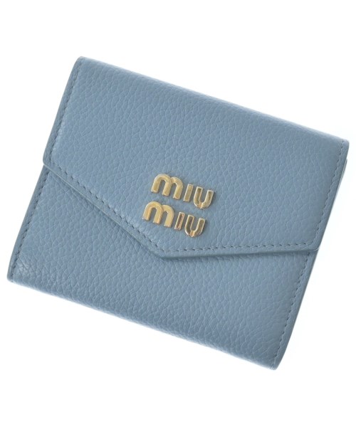 Miu Miu(ミュウミュウ)財布・コインケース 青 サイズ:-/2200663786015