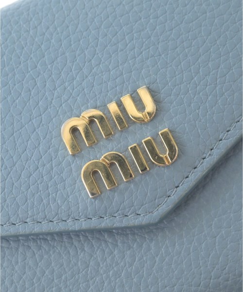Miu Miu（ミュウミュウ）財布・コインケース 青 サイズ:- レディース/2200663786015