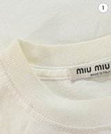 Miu Miu（ミュウミュウ）Tシャツ・カットソー 白 サイズ:XS レディース/2200663226078