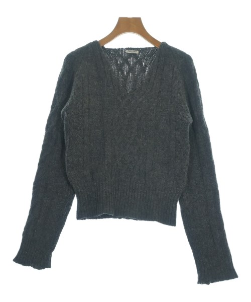 Miu Miu(ミュウミュウ)ニット・セーター グレー サイズ:40(M位)/2200665211041