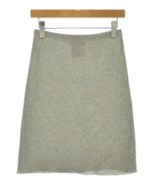 Miu Miu(ミュウミュウ)ミニスカート シルバー サイズ:36(XS位)/2200661182079