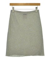 Miu Miu（ミュウミュウ）ミニスカート シルバー サイズ:36(XS位) レディース/2200661182079
