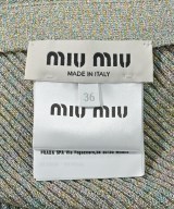 Miu Miu（ミュウミュウ）ミニスカート シルバー サイズ:36(XS位) レディース/2200661182079