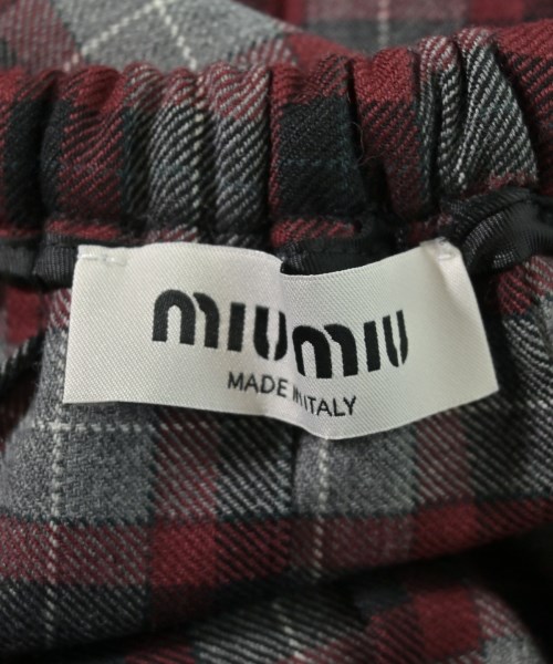 Miu Miu（ミュウミュウ）ひざ丈スカート グレー サイズ:36(XS位) レディース/2200661182086