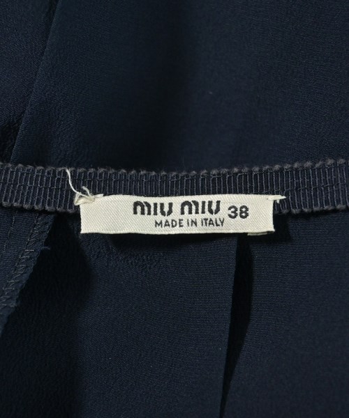 Miu Miu（ミュウミュウ）ミニスカート 紺 サイズ:38(S位) レディース/2200666577108