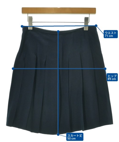 Miu Miu（ミュウミュウ）ミニスカート 紺 サイズ:38(S位) レディース/2200666577108