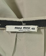 Miu Miu（ミュウミュウ）ミニスカート ベージュ サイズ:40(M位) レディース/2200666577139