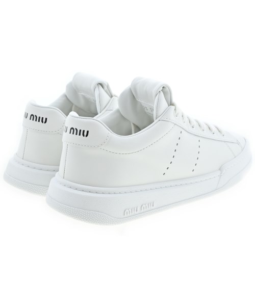 Miu Miu（ミュウミュウ）スニーカー 白 サイズ:EU38 1/2(25cm位) レディース/2200664165031