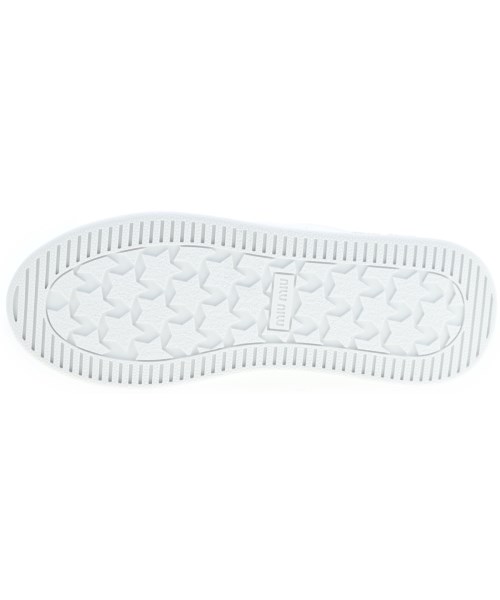 Miu Miu（ミュウミュウ）スニーカー 白 サイズ:EU38 1/2(25cm位) レディース/2200664165031