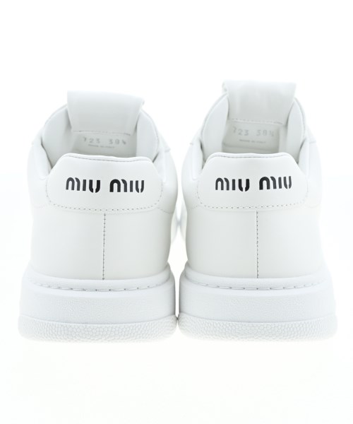 Miu Miu（ミュウミュウ）スニーカー 白 サイズ:EU38 1/2(25cm位) レディース/2200664165031