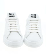 Miu Miu（ミュウミュウ）スニーカー 白 サイズ:EU38 1/2(25cm位) レディース/2200664165031