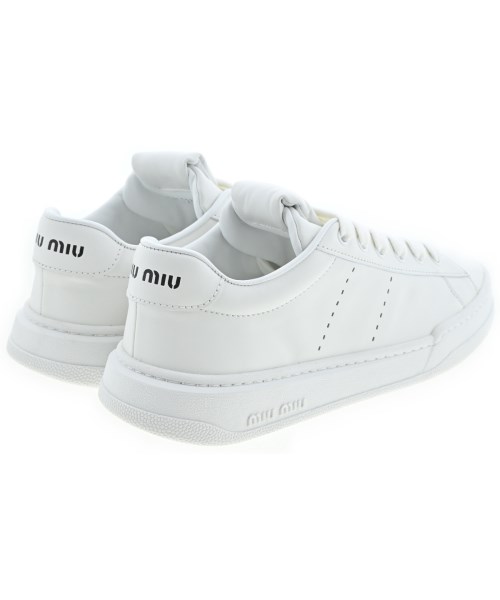 Miu Miu（ミュウミュウ）スニーカー 白 サイズ:EU38 1/2(25cm位) レディース/2200664165048
