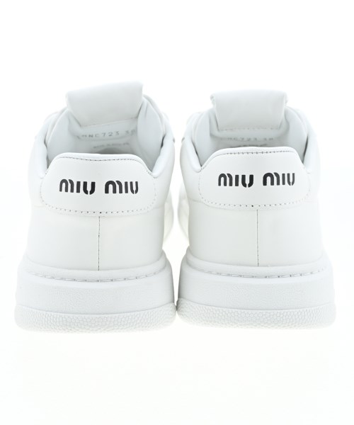 Miu Miu（ミュウミュウ）スニーカー 白 サイズ:EU38 1/2(25cm位) レディース/2200664165048