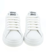 Miu Miu（ミュウミュウ）スニーカー 白 サイズ:EU38 1/2(25cm位) レディース/2200664165048