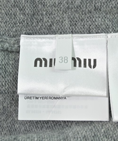 Miu Miu（ミュウミュウ）ニット・セーター グレー サイズ:38(S位) レディース/2200664165086