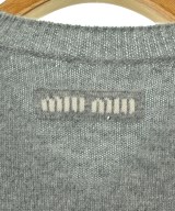 Miu Miu（ミュウミュウ）ニット・セーター グレー サイズ:38(S位) レディース/2200664165086