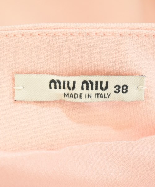 Miu Miu（ミュウミュウ）ワンピース ピンク サイズ:38(S位) レディース/2200664165116