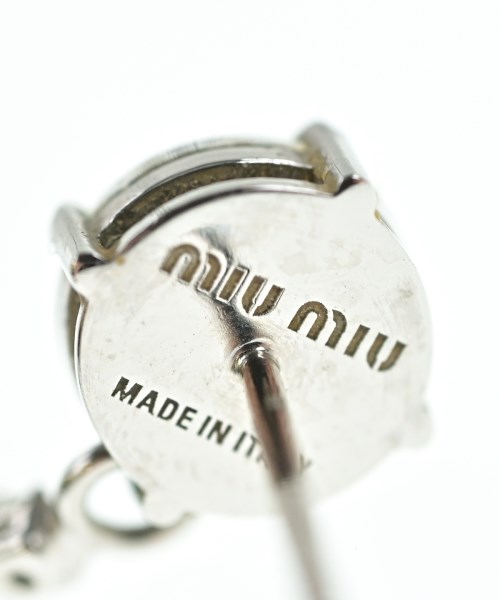 Miu Miu（ミュウミュウ）ピアス シルバー サイズ:- レディース/2200667731011