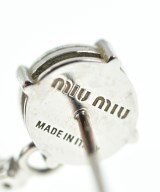 Miu Miu（ミュウミュウ）ピアス シルバー サイズ:- レディース/2200667731011