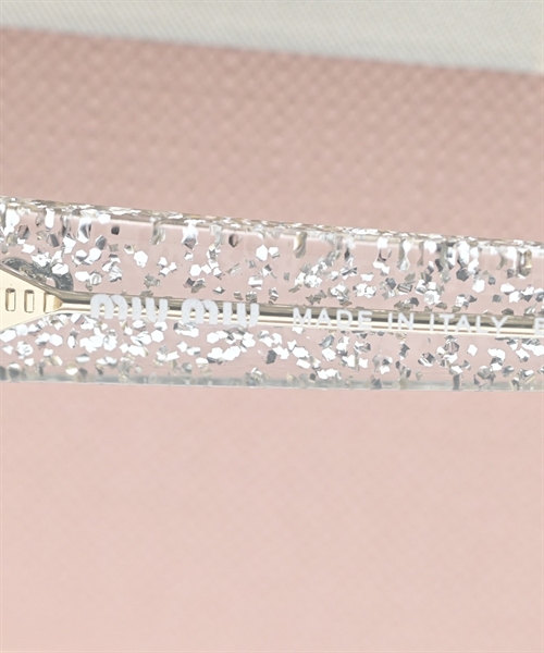 Miu Miu（ミュウミュウ）サングラス シルバー サイズ:- レディース/2200667736054