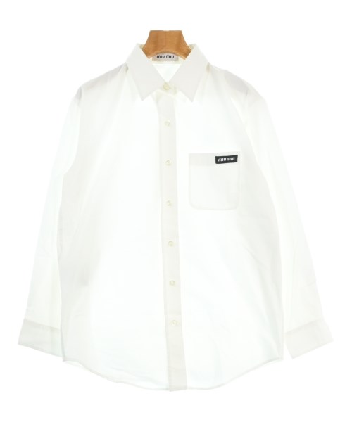 Miu Miu(ミュウミュウ)ドレスシャツ 白 サイズ:38(S位)/2200668397018