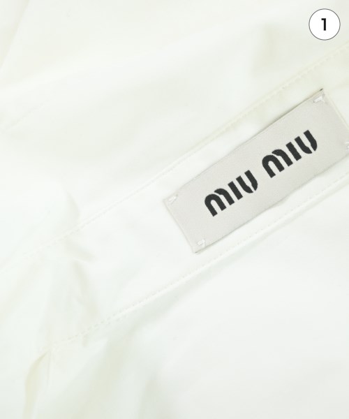 Miu Miu（ミュウミュウ）ドレスシャツ 白 サイズ:38(S位) レディース/2200668397018