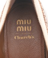 Miu Miu（ミュウミュウ）ドレスシューズ/ローファー 茶 サイズ:EU38(24.5cm位) レディース/2200670466085