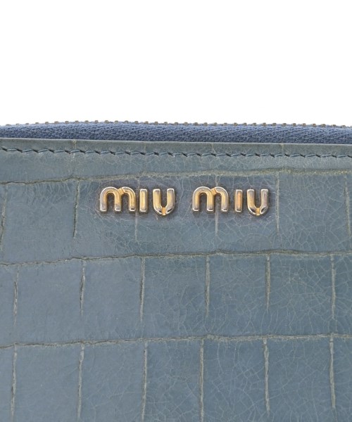 Miu Miu（ミュウミュウ）財布・コインケース 青 サイズ:- レディース/2200669086737
