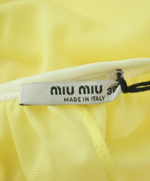 Miu Miu（ミュウミュウ）その他 黄 サイズ:38(S位) レディース/2200667867130