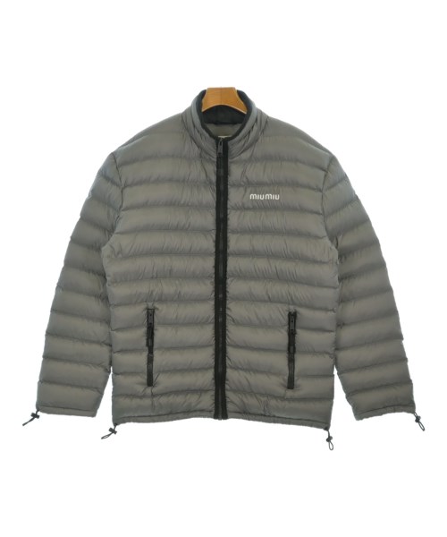Miu Miu(ミュウミュウ)ダウンジャケット/ダウンベスト グレー サイズ:38(S位)/2200672001017