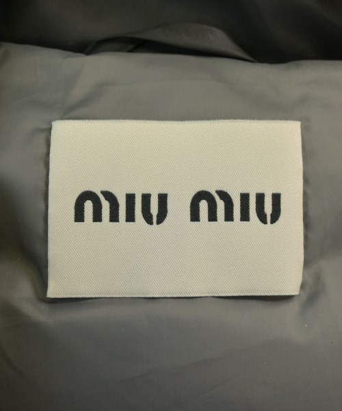 Miu Miu（ミュウミュウ）ダウンジャケット/ダウンベスト グレー サイズ:38(S位) レディース/2200672001017