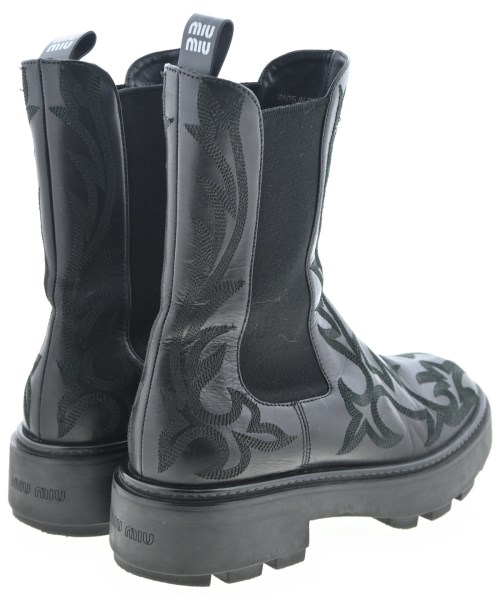 Miu Miu（ミュウミュウ）ブーツ 黒 サイズ:EU35(21.5cm位) レディース/2200671528096
