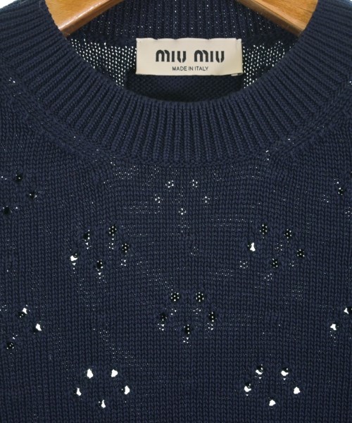 Miu Miu（ミュウミュウ）ニット・セーター 紺 サイズ:36(XS位) レディース/2200729033046
