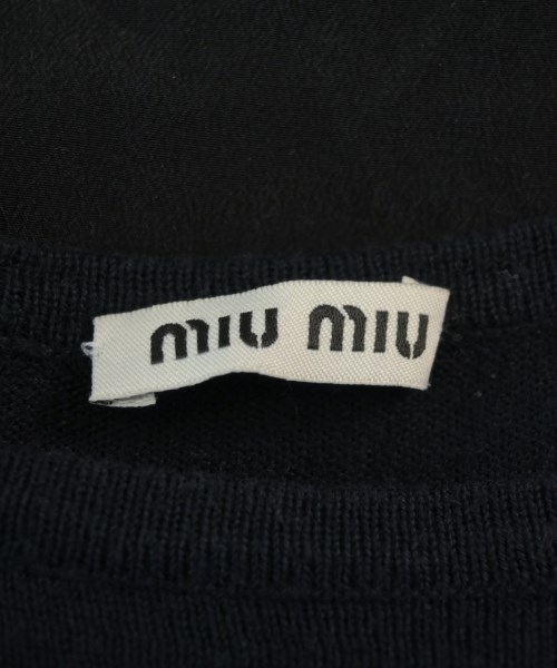 Miu Miu（ミュウミュウ）ニット・セーター 紺 サイズ:36(XS位) レディース/2200730028123