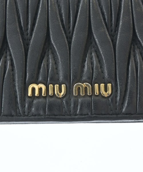 Miu Miu（ミュウミュウ）カードケース 黒 サイズ:- レディース/2200731696024