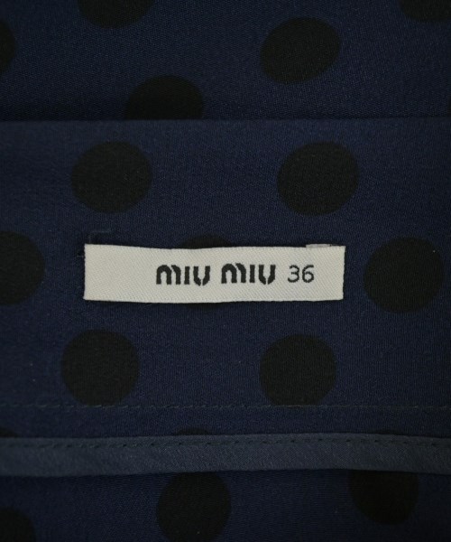 Miu Miu（ミュウミュウ）ミニスカート 紺 サイズ:36(XS位) レディース/2200732489083