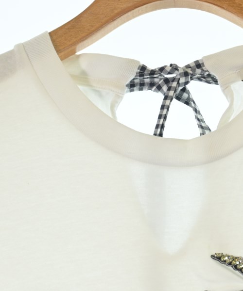 Miu Miu（ミュウミュウ）Tシャツ・カットソー 白 サイズ:-(XS位) レディース/2200734315038